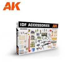 Kit d'armement militaire 1/35 AK Interactive AK35005 comprenant une mitrailleuse lourde DShKM 12,7mm, un canon sans recul SPG-9 73mm, des trépieds, un support pour véhicule et des caisses de munitions.