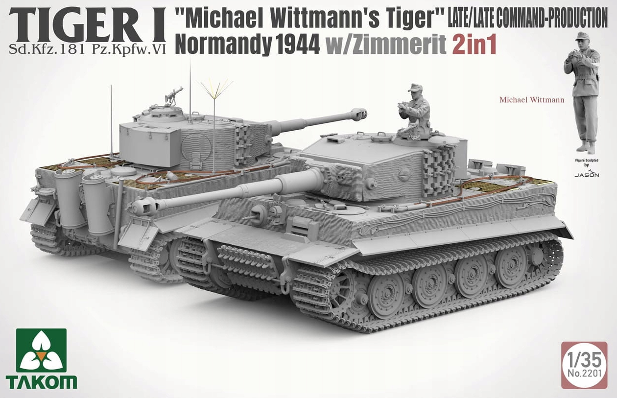 Boîte de maquette du char lourd allemand Tiger I Pz.Kpfw. VI Ausf. E de la Seconde Guerre mondiale