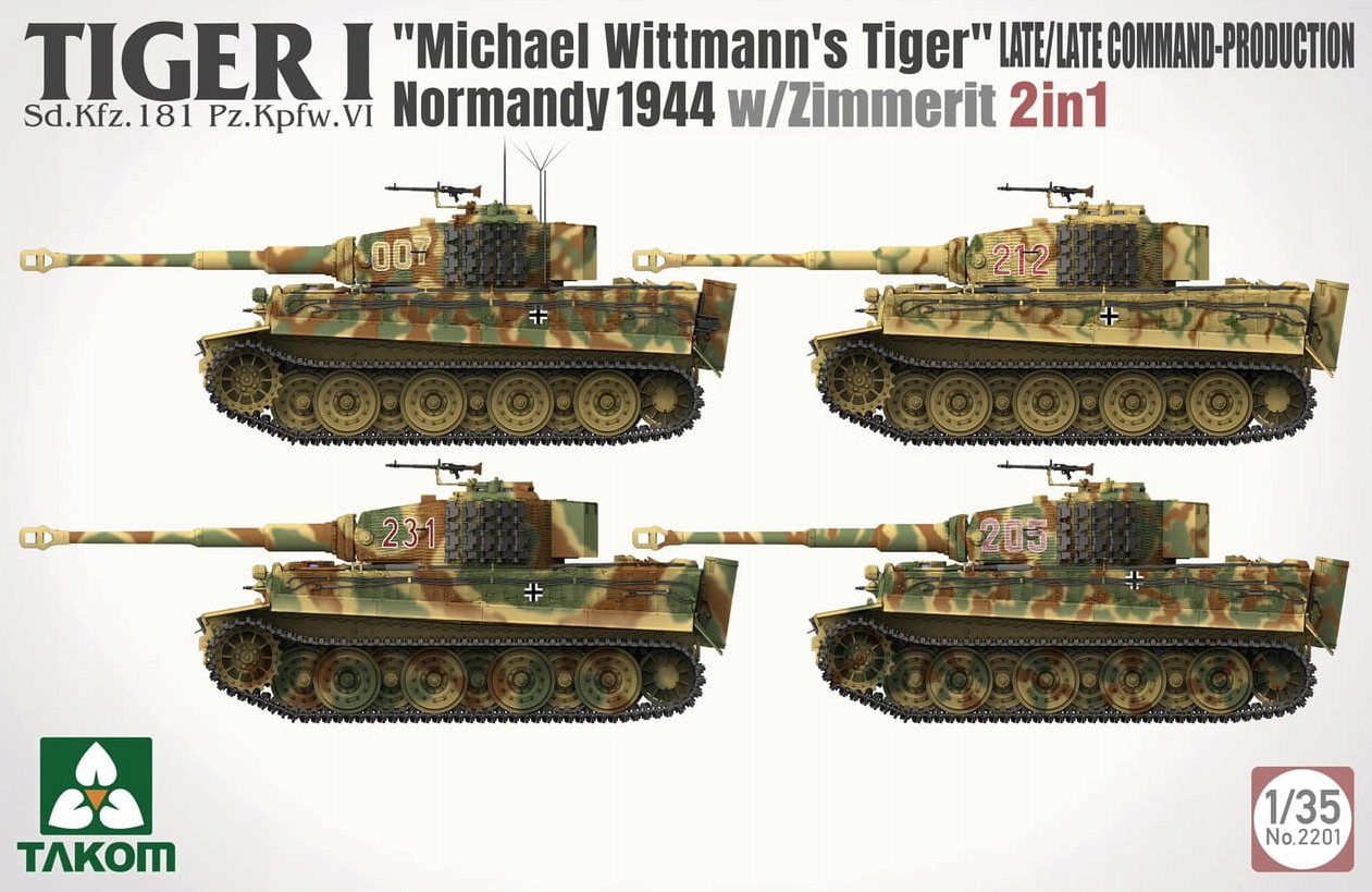 Boîte de maquette du char lourd allemand Tiger I Pz.Kpfw. VI Ausf. E de la Seconde Guerre mondiale