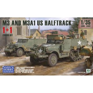 Maquette plastique 1/35 M3 et M3A1 US Halftrack Combo Kit 1+1"