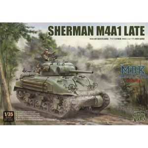 Boîte de maquette plastique char militaire M4A1 Sherman Late échelle 1/35